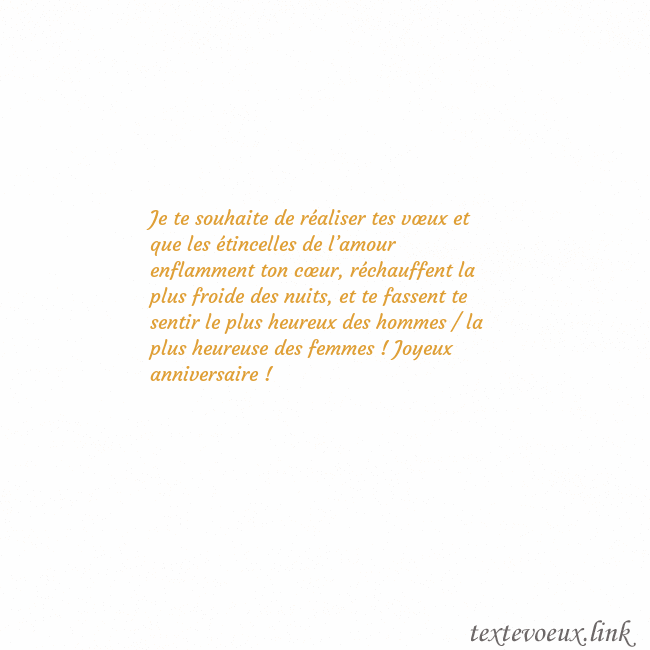 E-Carte avec coeur doré animé