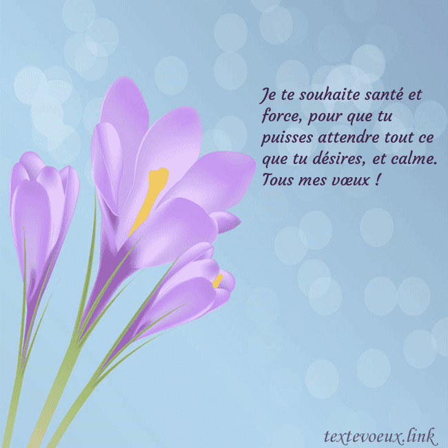 Cartes de vœux avec crocus
