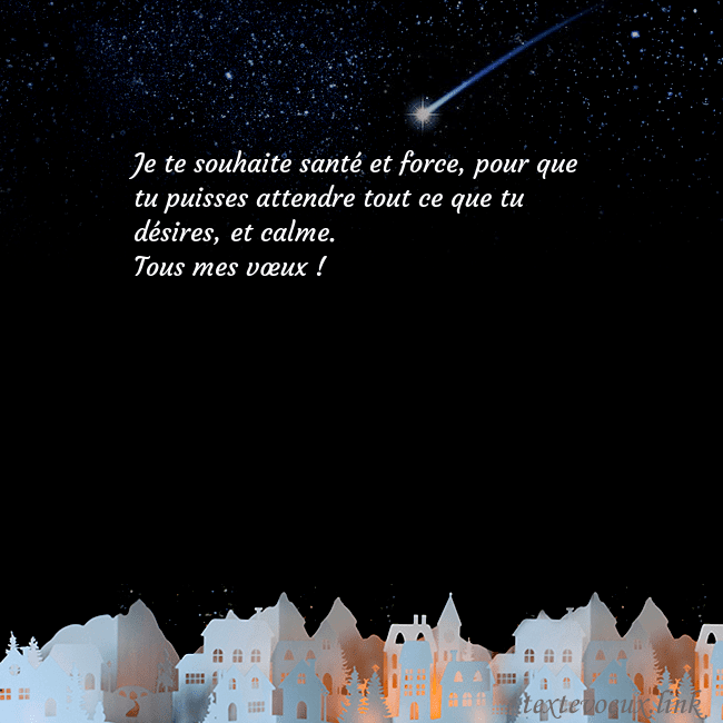 Carte postale avec une comète