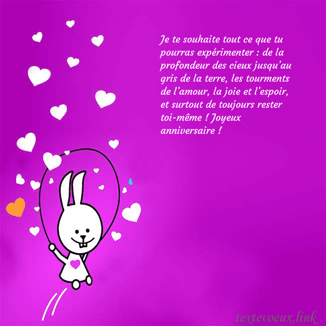 Carte de voeux avec un drôle de lapin
