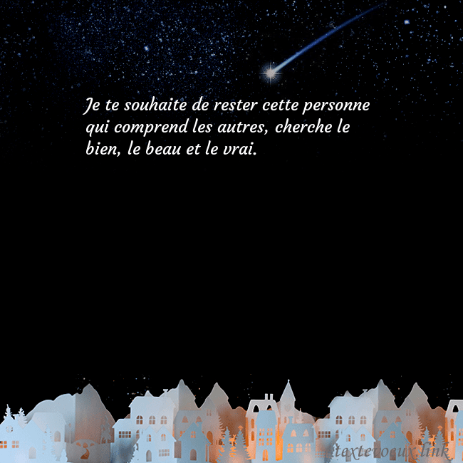 Carte postale avec une comète