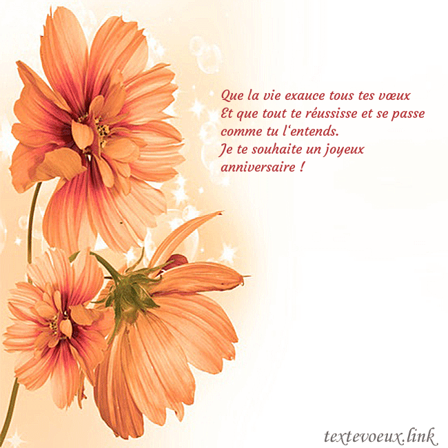Carte de vœux avec des fleurs d'oranger