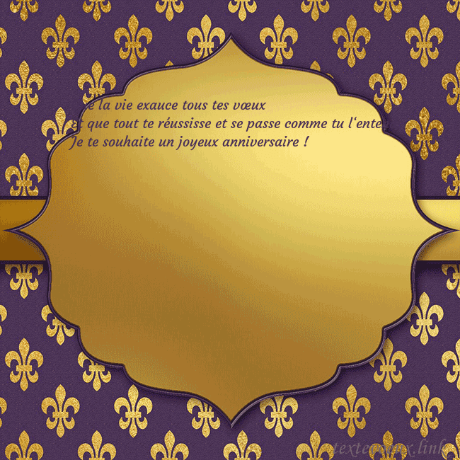 Carte de voeux violette sérieuse