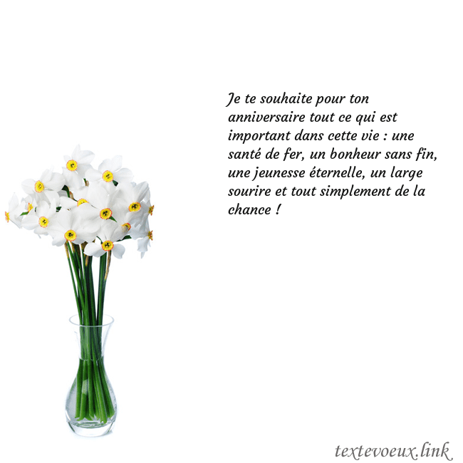 Carte de vœux avec des jonquilles