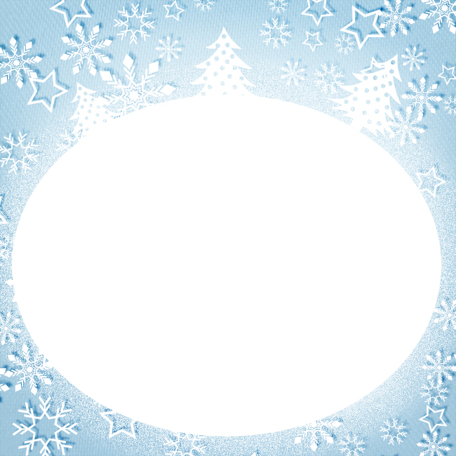 Cartes de Noël Carte de Noël avec des arbres de Noël blancs et des flocons de neige
