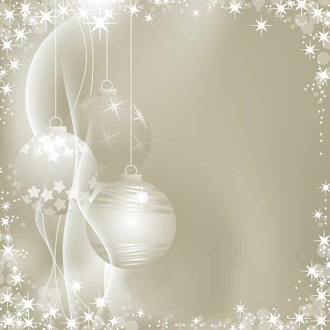 Cartes de bonne année Carte de vœux avec décorations d'arbre de Noël