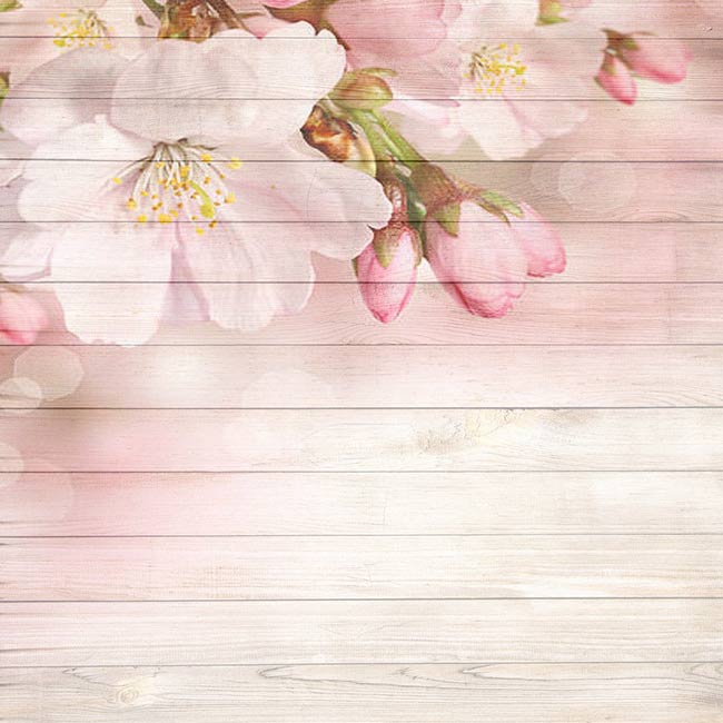 Cartes d'anniversaire personnalisées Carte de voeux avec des fleurs de pommier
