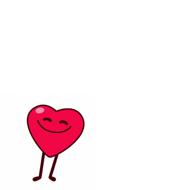 Cartes de Saint-Valentin Gif animé coeur dansant